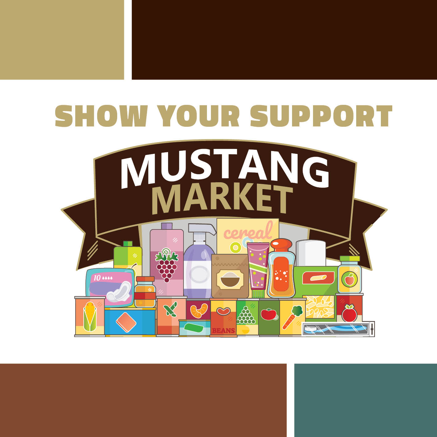 Show your support for the Mustang Market